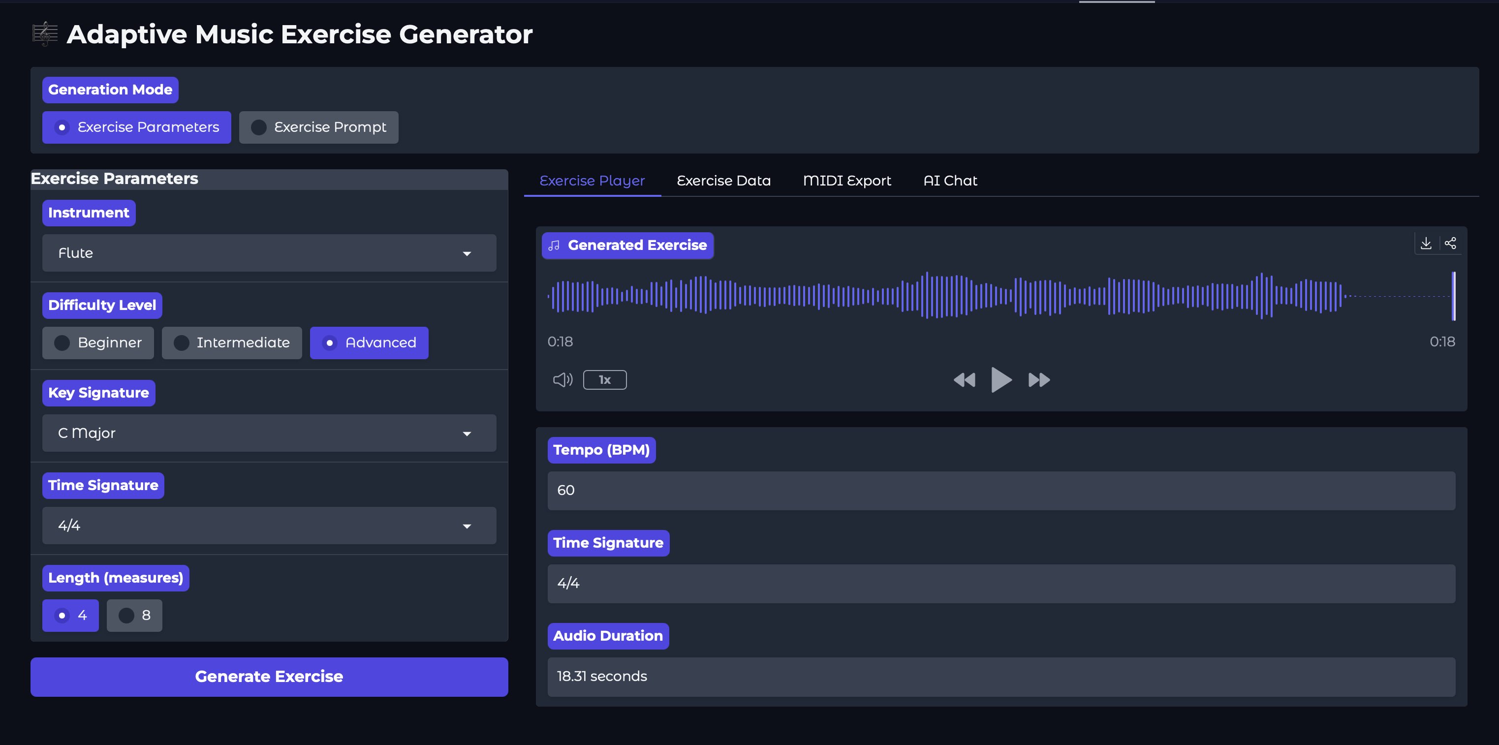 Harmony Hub: Adaptive Music Generator