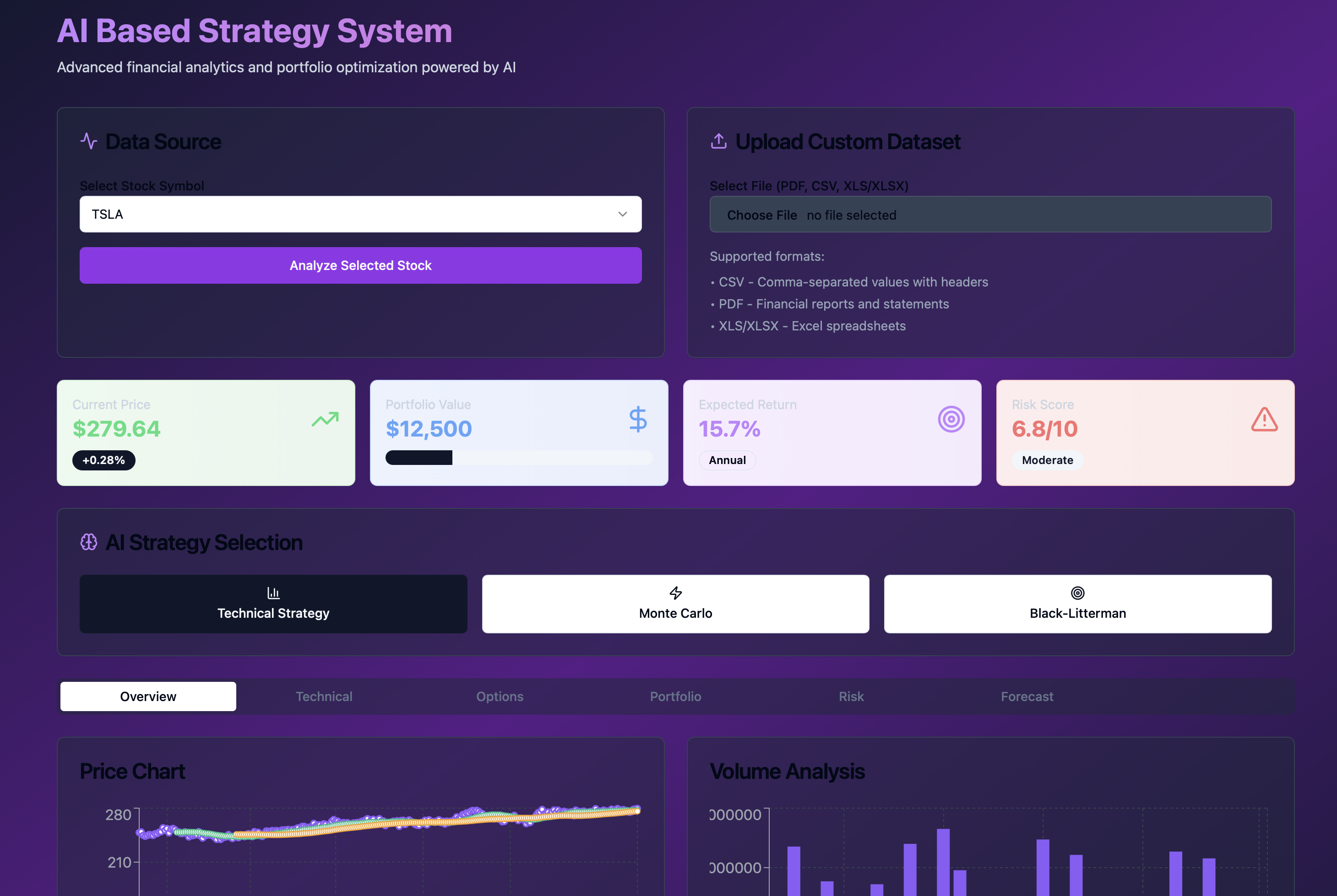 AI-Based Stock Strategy System